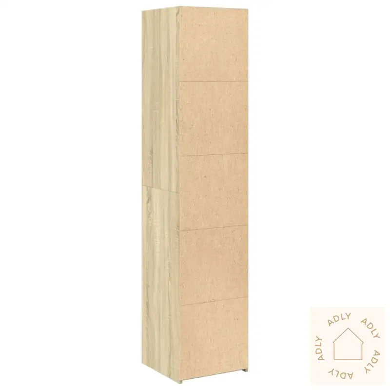 Highboard Sonoma Eik 40X41X185 Cm Konstruert Tre