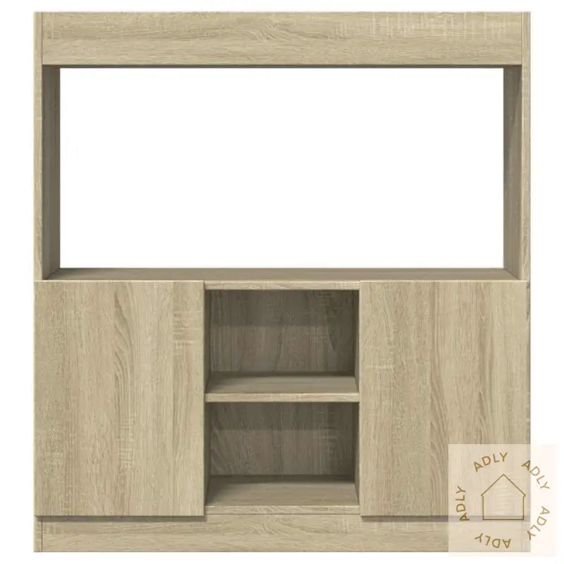 Highboard Sonoma Eik 92X33X100 Cm Konstruert Tre