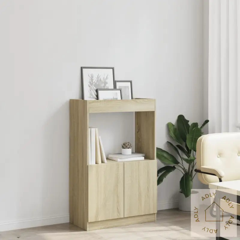 Highboard Sonoma Eik 63X33X100 Cm Konstruert Tre