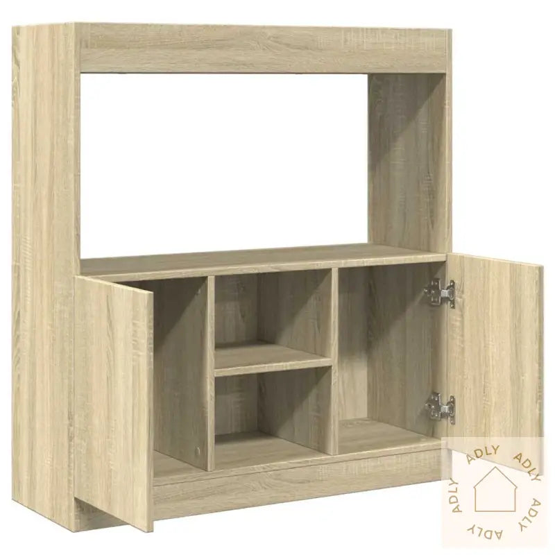 Highboard Sonoma Eik 92X33X100 Cm Konstruert Tre