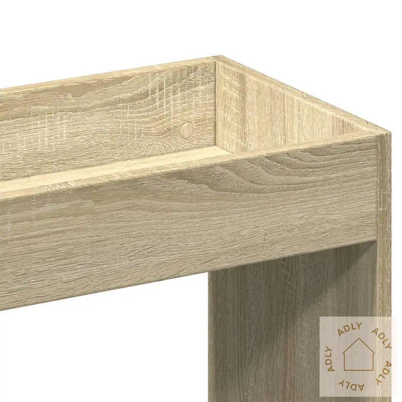 Highboard Sonoma Eik 63X33X140 Cm Konstruert Tre