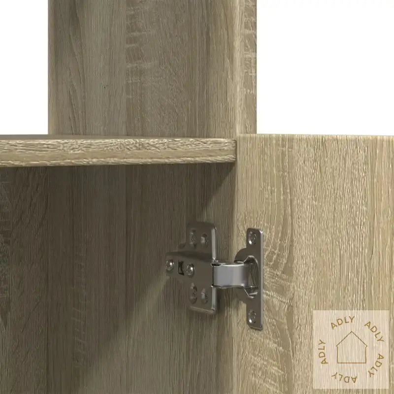 Highboard Sonoma Eik 63X33X140 Cm Konstruert Tre