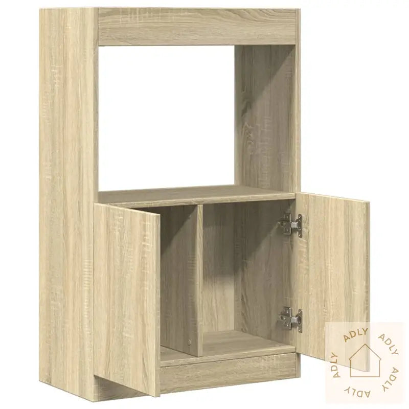 Highboard Sonoma Eik 63X33X100 Cm Konstruert Tre