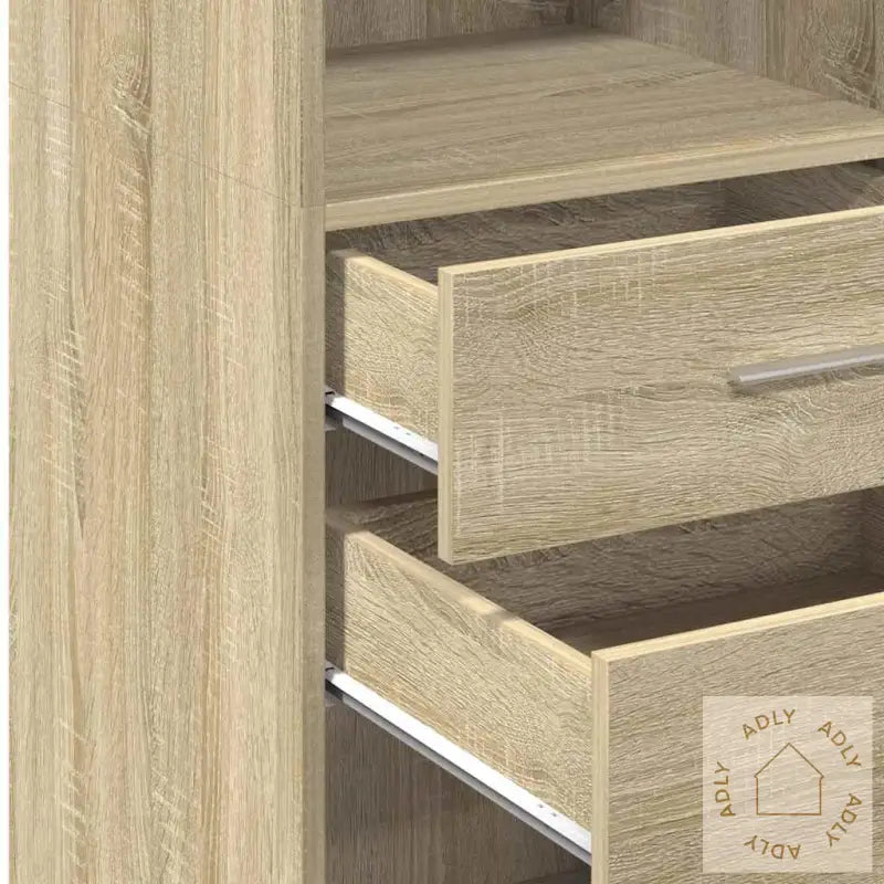 Hylle Sonoma Eik 40X42,5X124 Cm Konstruert Tre