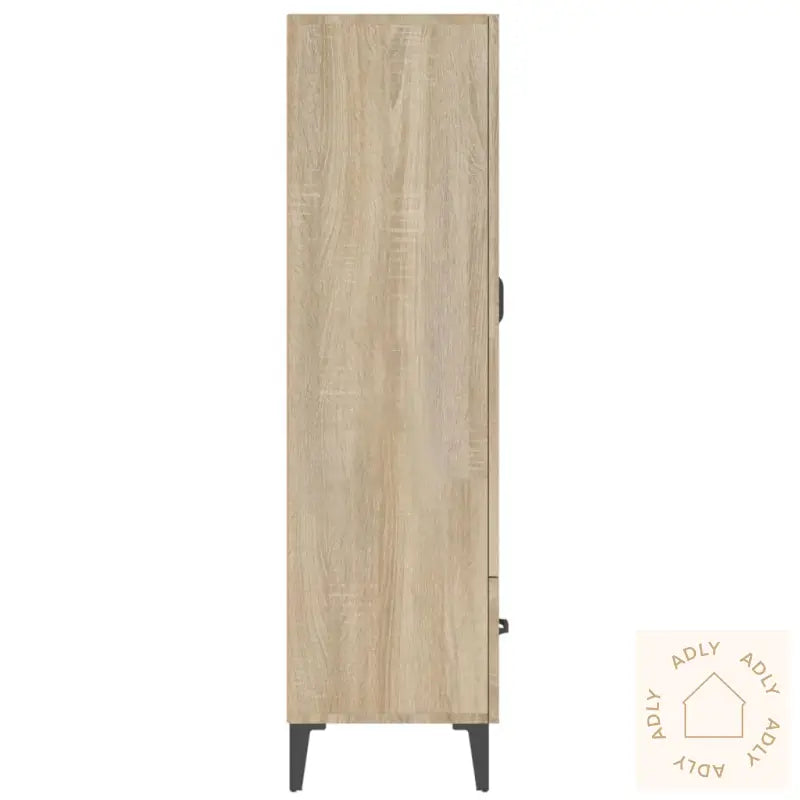 Highboard Sonoma Eik 70X31X115 Cm Konstruert Tre