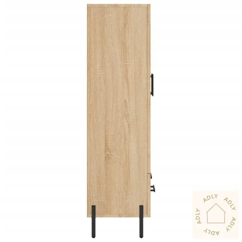 Highboard Sonoma Eik 69,5X31X115 Cm Konstruert Tre