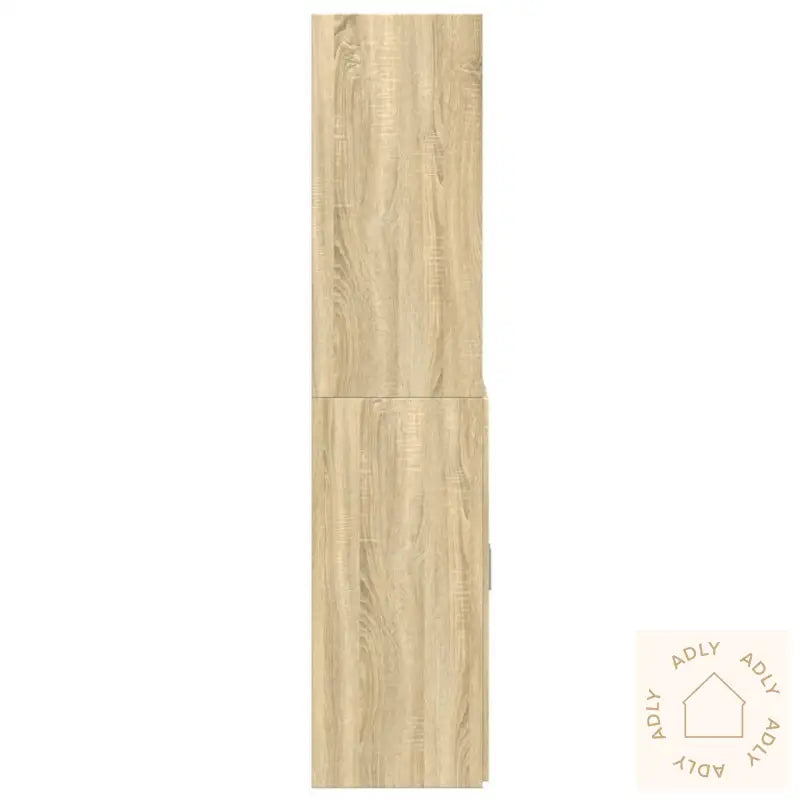 Highboard Sonoma Eik 80X42,5X185 Cm Konstruert Tre