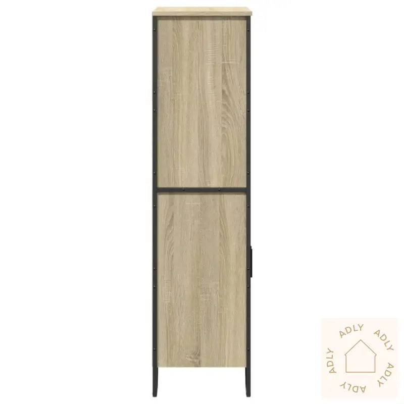 Highboard Sonoma Eik 79,5X35,5X137,5 Cm Konstruert Tre