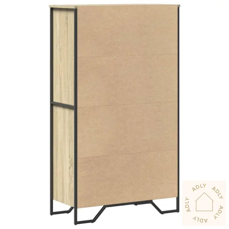 Highboard Sonoma Eik 79,5X35,5X137,5 Cm Konstruert Tre