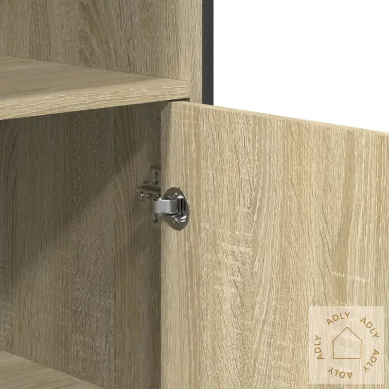 Highboard Sonoma Eik 79,5X35,5X137,5 Cm Konstruert Tre