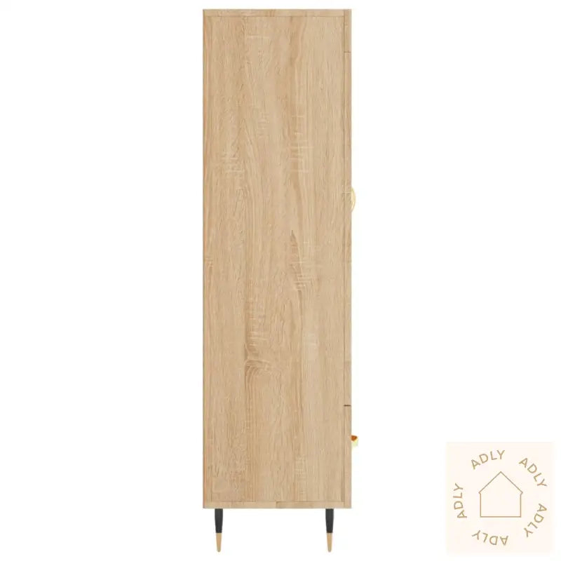 Highboard Sonoma Eik 69,5X31X115 Cm Konstruert Tre