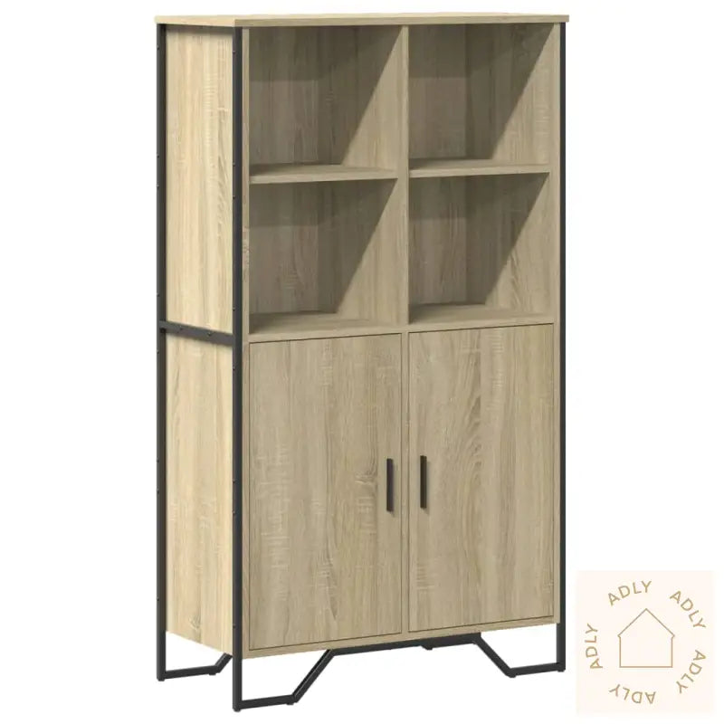 Highboard Sonoma Eik 79,5X35,5X137,5 Cm Konstruert Tre