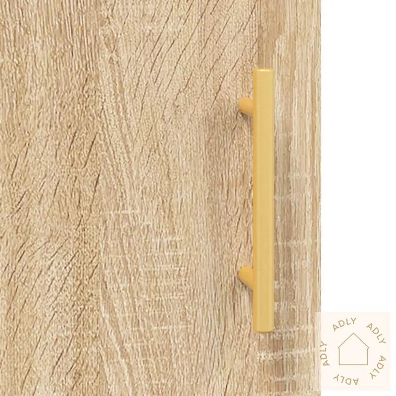 Highboard Sonoma Eik 69,5X34X180 Cm Konstruert Tre