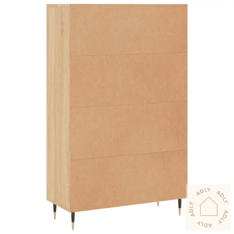 Highboard Sonoma Eik 69,5X31X115 Cm Konstruert Tre