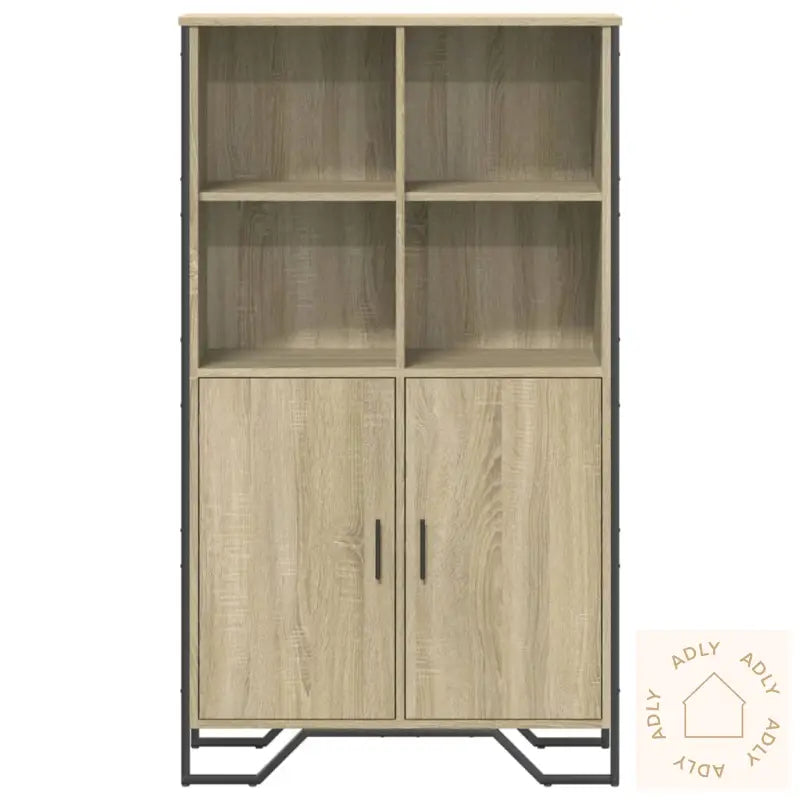Highboard Sonoma Eik 79,5X35,5X137,5 Cm Konstruert Tre