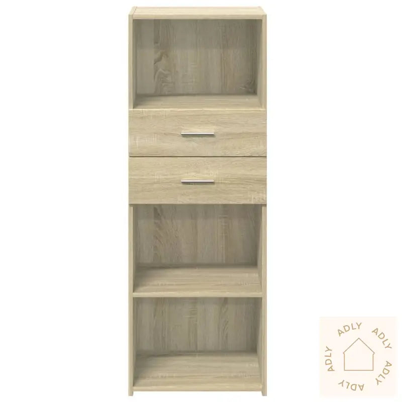 Hylle Sonoma Eik 45X42,5X124 Cm Konstruert Tre