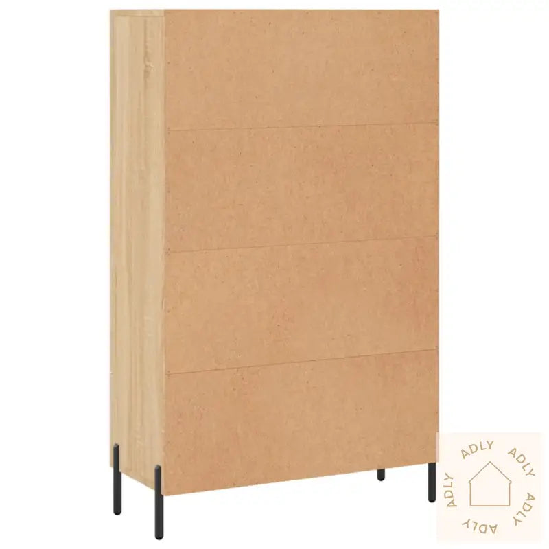 Highboard Sonoma Eik 69,5X31X115 Cm Konstruert Tre