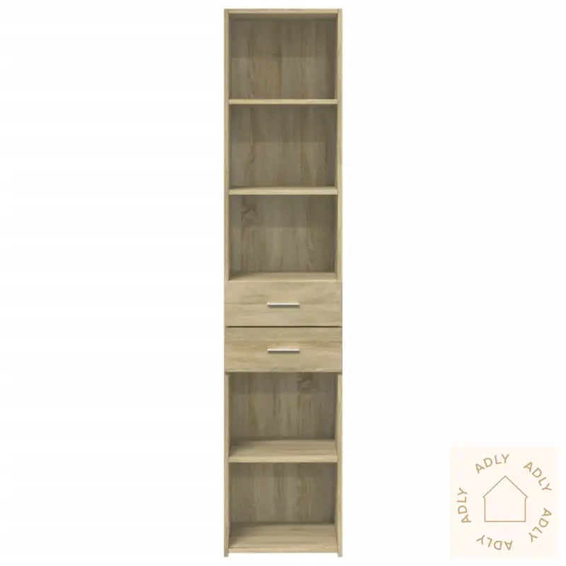 Hylle Sonoma Eik 40X42,5X185 Cm Konstruert Tre