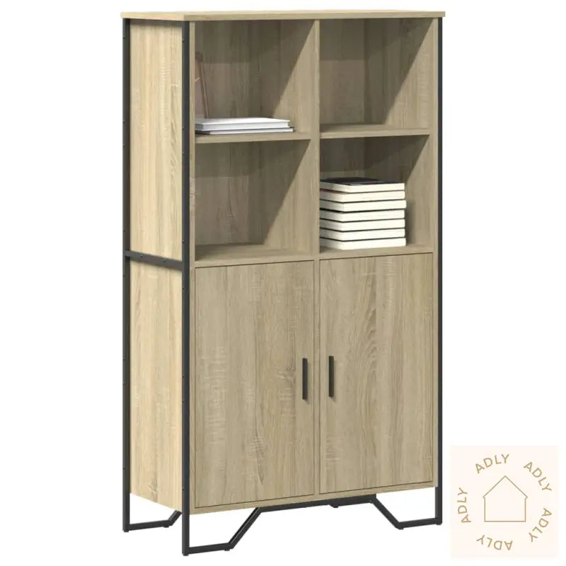Highboard Sonoma Eik 79,5X35,5X137,5 Cm Konstruert Tre