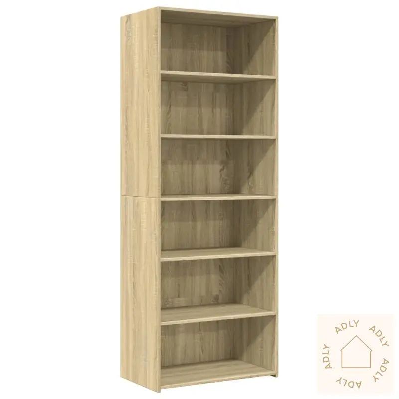 Hylle Sonoma Eik 70X41X185 Cm Konstruert Tre