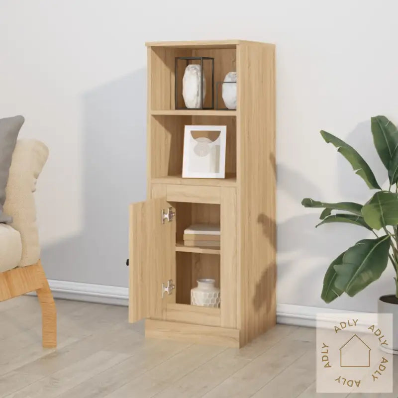 Highboard Sonoma Eik 36X35,5X103,5 Cm Konstruert Tre