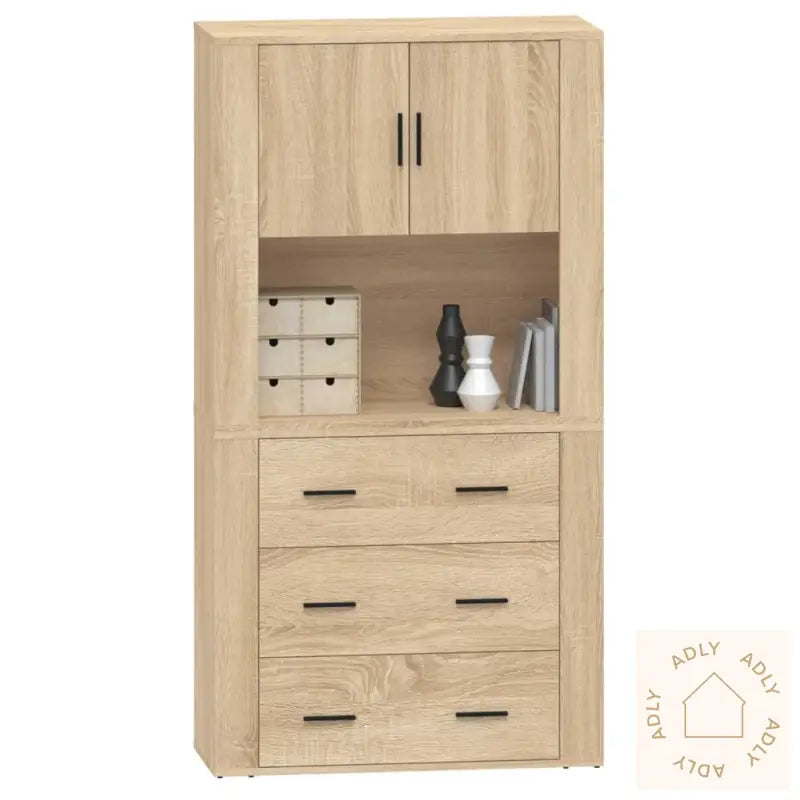 Highboard Sonoma Eik Konstruert Tre