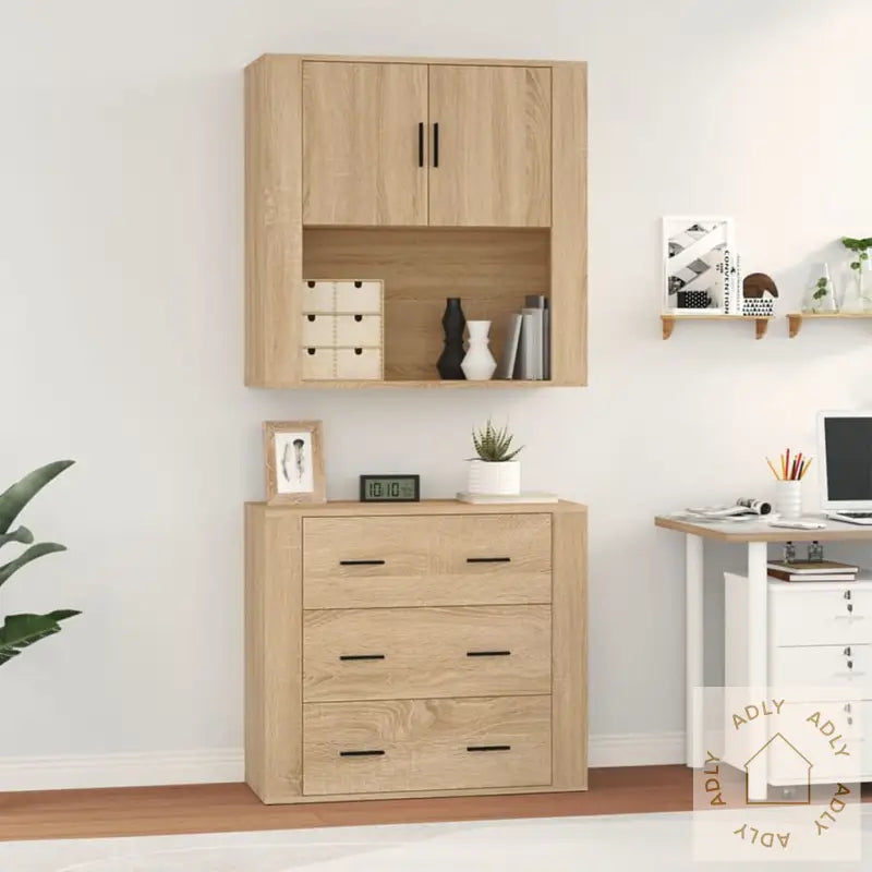 Highboard Sonoma Eik Konstruert Tre