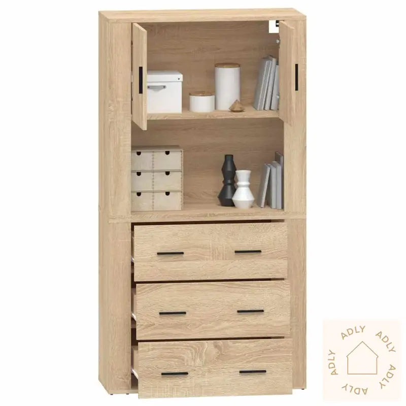 Highboard Sonoma Eik Konstruert Tre