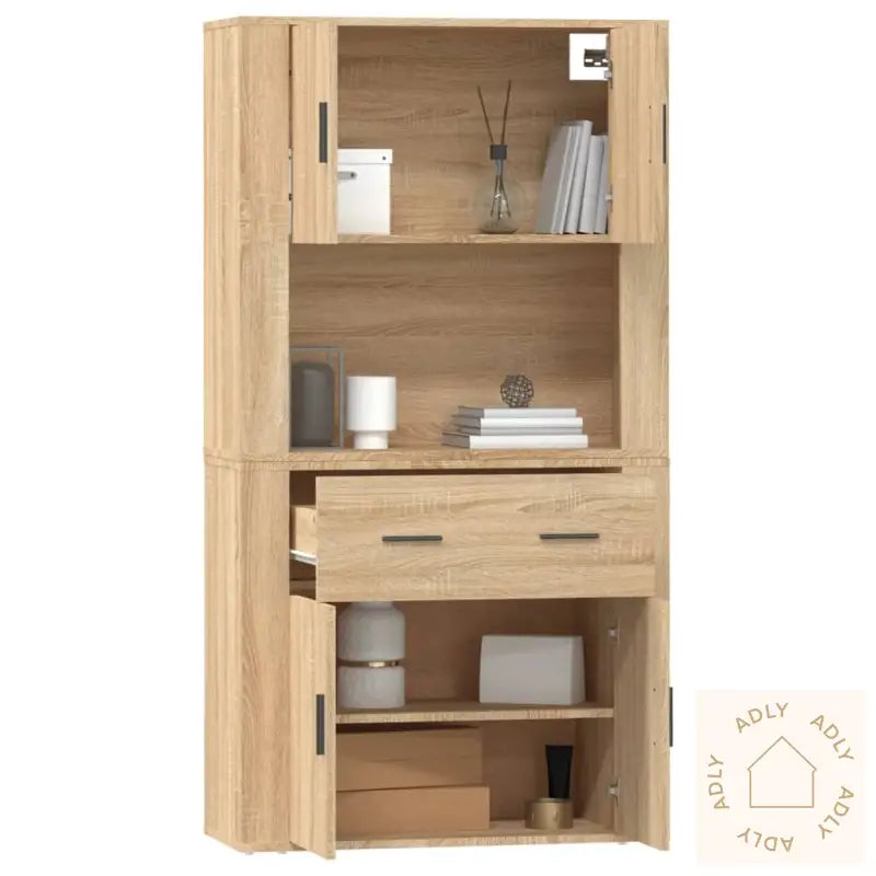Highboard Sonoma Eik Konstruert Tre