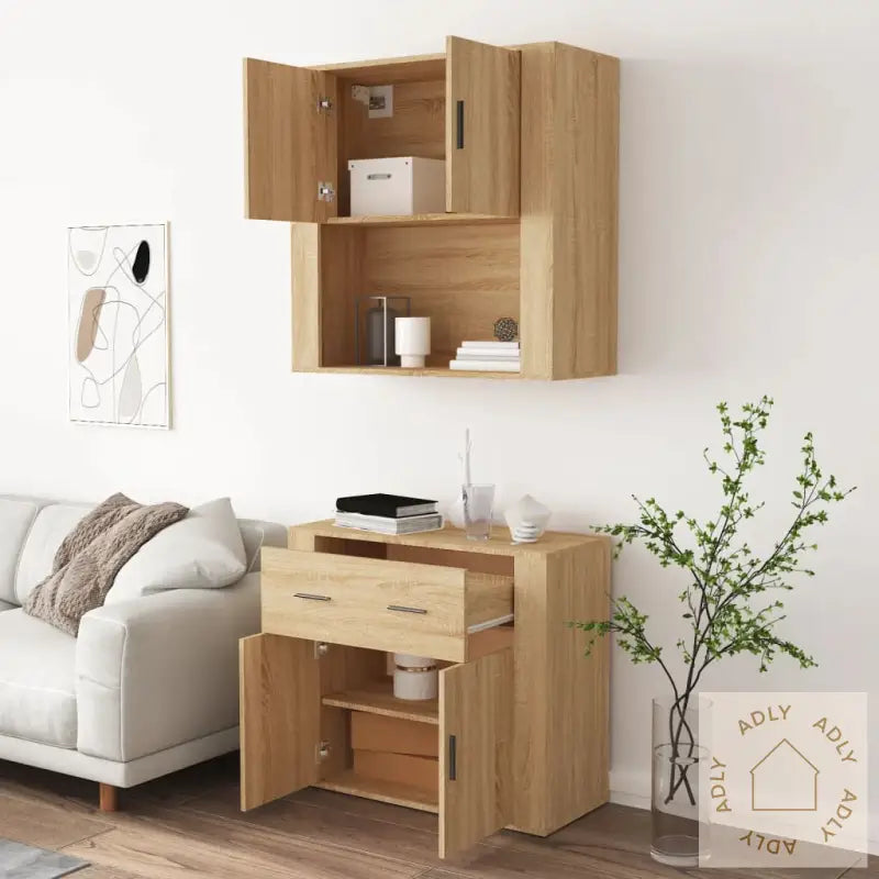 Highboard Sonoma Eik Konstruert Tre