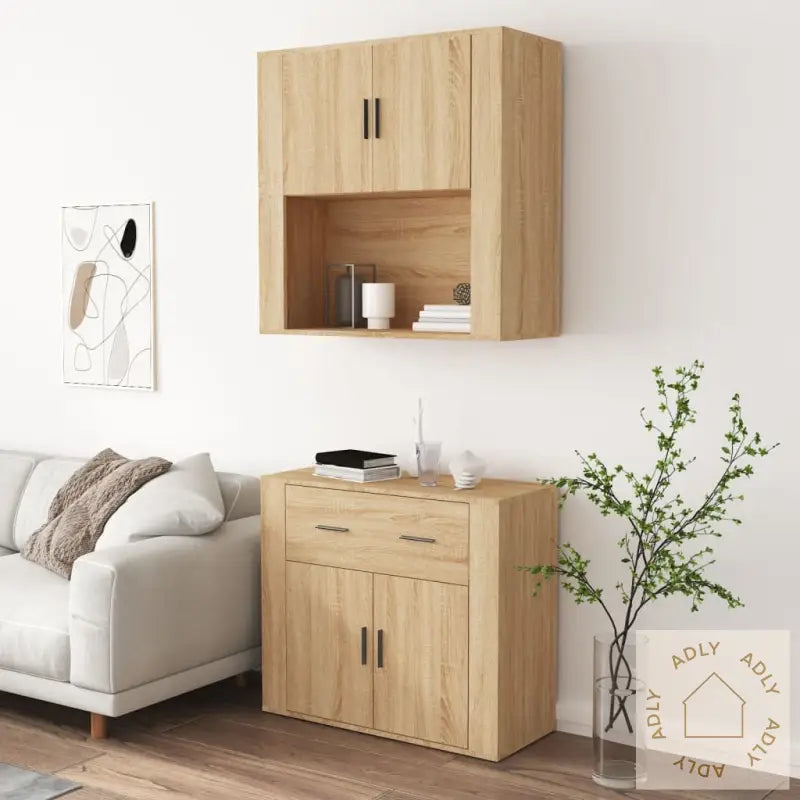 Highboard Sonoma Eik Konstruert Tre