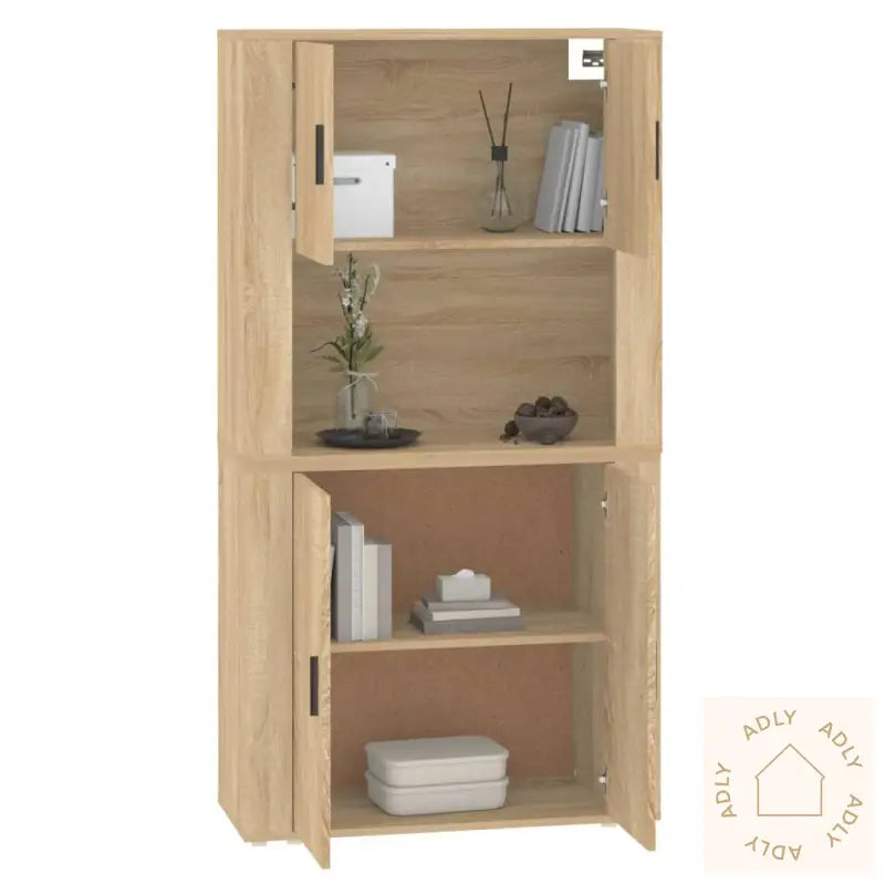 Highboard Sonoma Eik Konstruert Tre