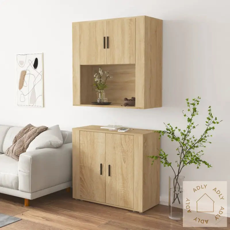 Highboard Sonoma Eik Konstruert Tre