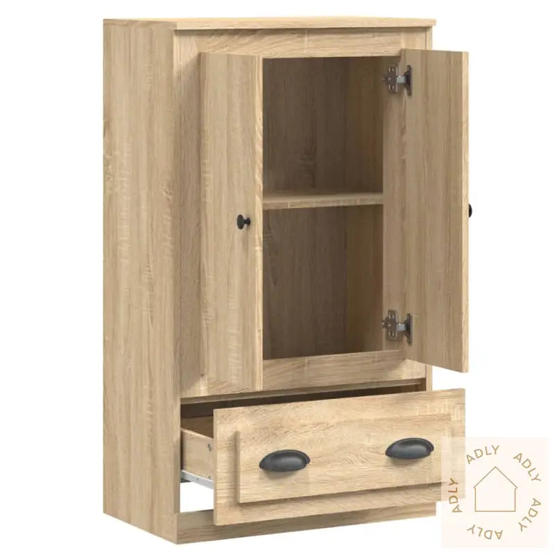 Highboard Sonoma Eik 60X35,5X103,5 Cm Konstruert Tre