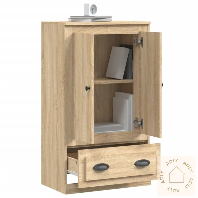 Highboard Sonoma Eik 60X35,5X103,5 Cm Konstruert Tre