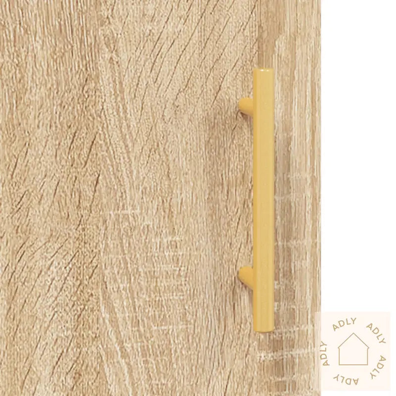 Highboard Sonoma Eik 69,5X34X180 Cm Konstruert Tre