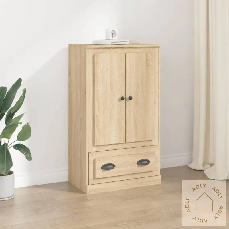 Highboard Sonoma Eik 60X35,5X103,5 Cm Konstruert Tre