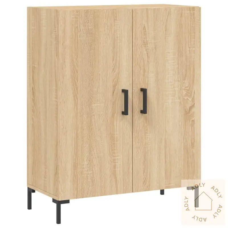 Highboard Sonoma Eik 69,5X34X180 Cm Konstruert Tre