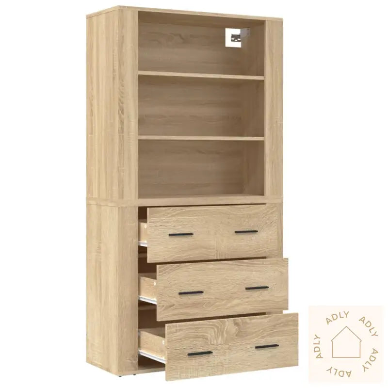 Highboard Sonoma Eik Konstruert Tre