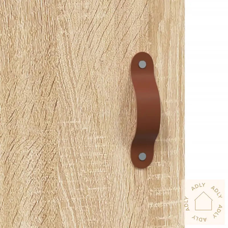 Highboard Sonoma Eik 34,5X34X180 Cm Konstruert Tre