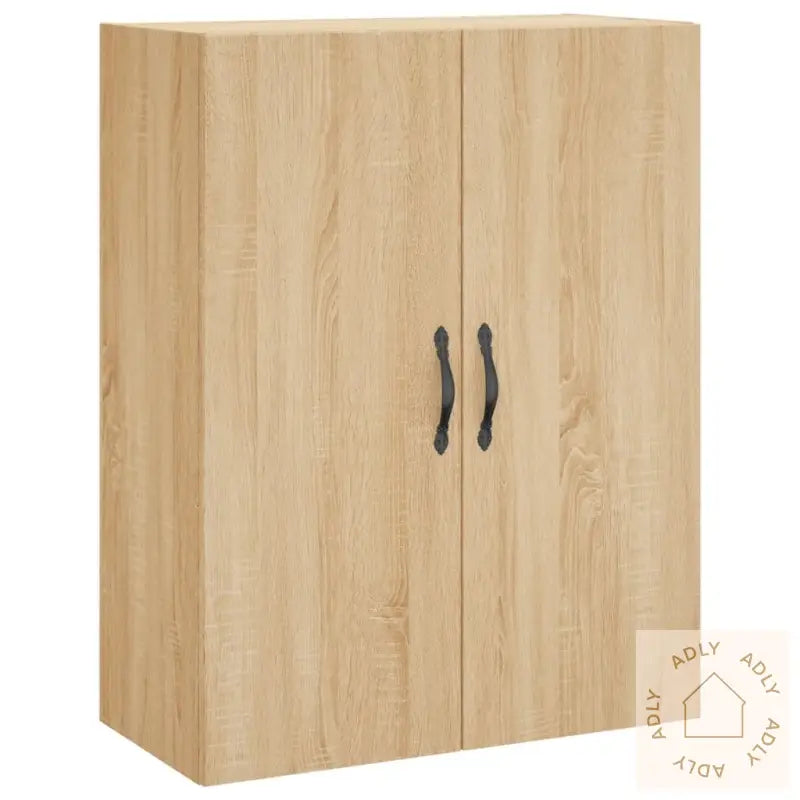 Highboard Sonoma Eik 69,5X34X180 Cm Konstruert Tre