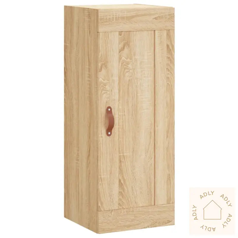 Highboard Sonoma Eik 34,5X34X180 Cm Konstruert Tre
