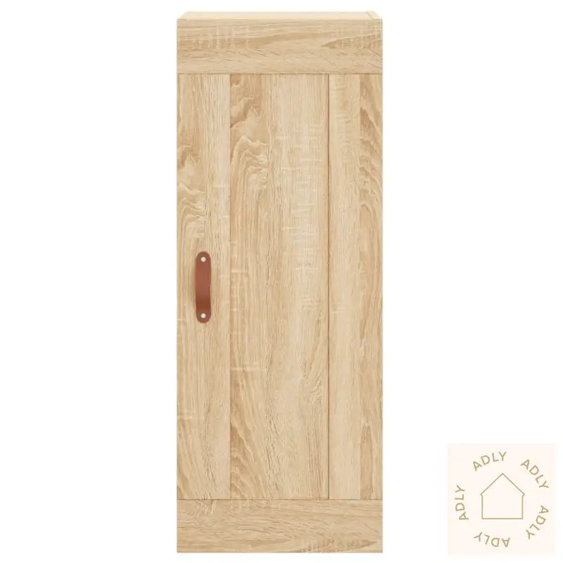 Highboard Sonoma Eik 34,5X34X180 Cm Konstruert Tre