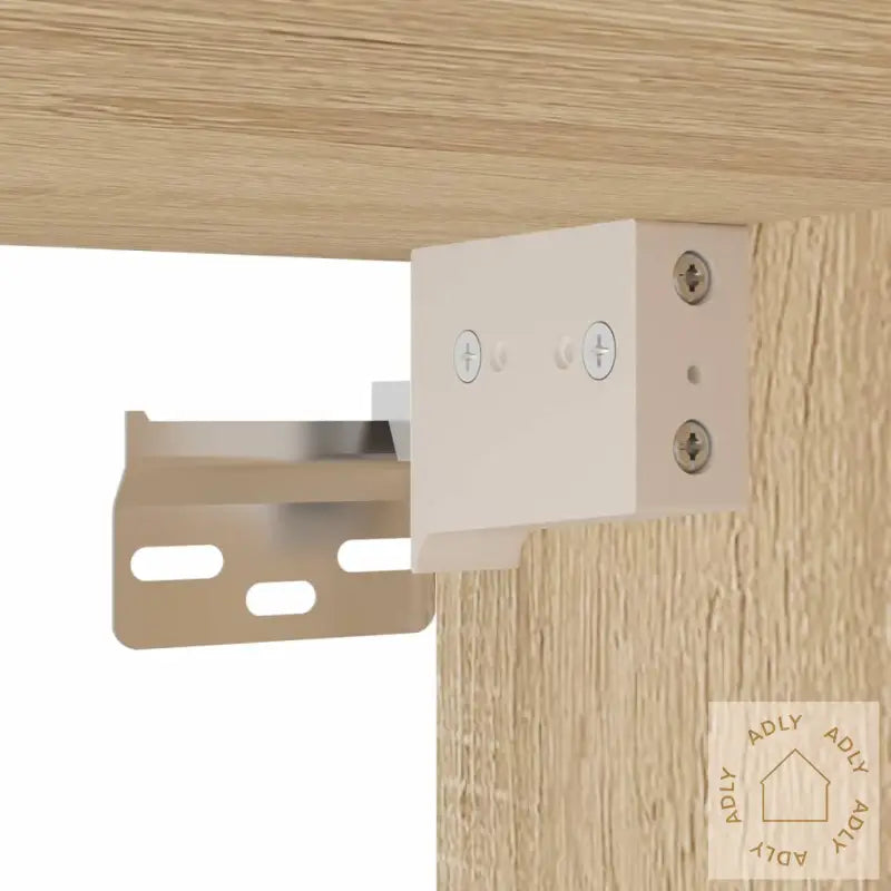 Highboard Sonoma Eik 34,5X34X180 Cm Konstruert Tre