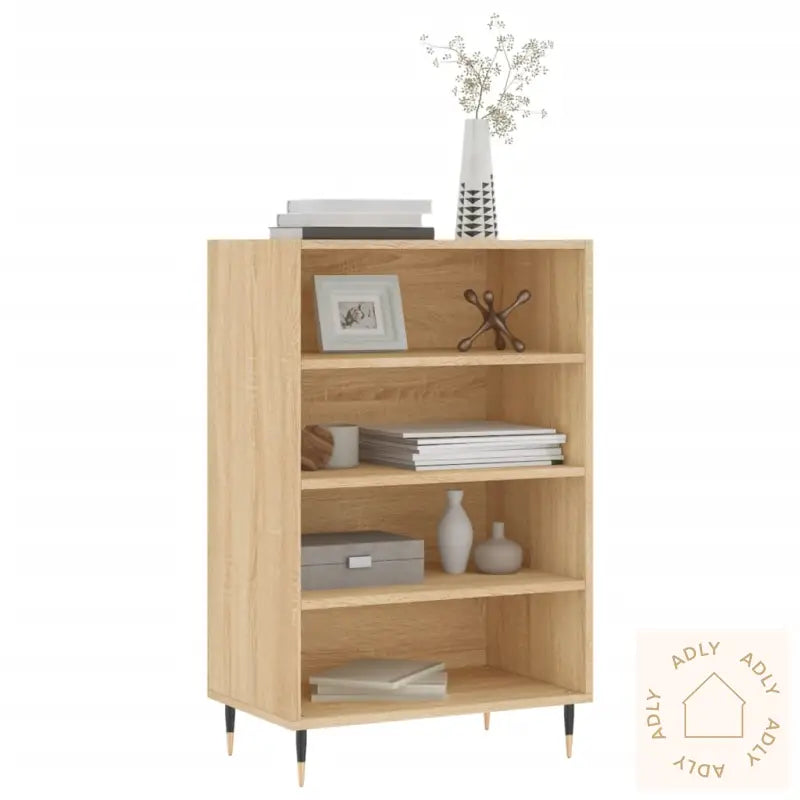 Highboard Sonoma Eik 57X35X90 Cm Konstruert Tre
