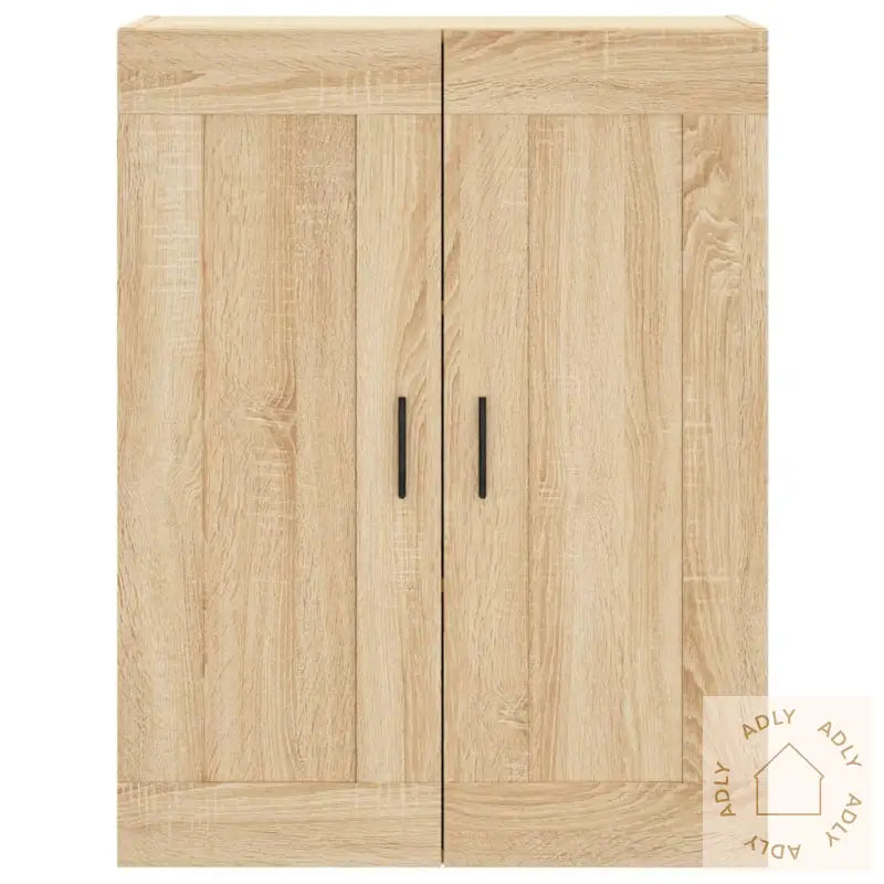 Highboard Sonoma Eik 69,5X34X180 Cm Konstruert Tre