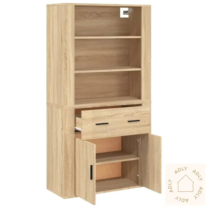 Highboard Sonoma Eik Konstruert Tre