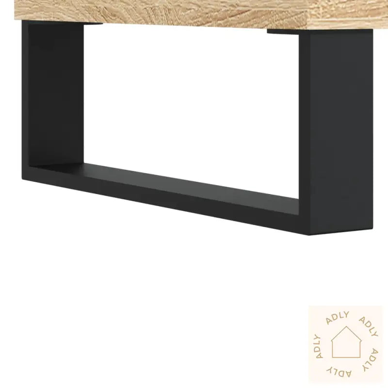 Highboard Sonoma Eik 69,5X34X180 Cm Konstruert Tre