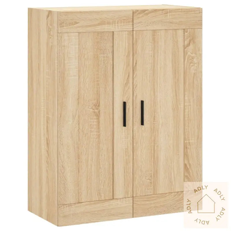 Highboard Sonoma Eik 69,5X34X180 Cm Konstruert Tre