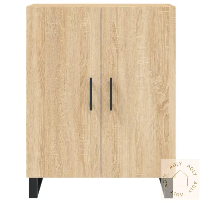 Highboard Sonoma Eik 69,5X34X180 Cm Konstruert Tre